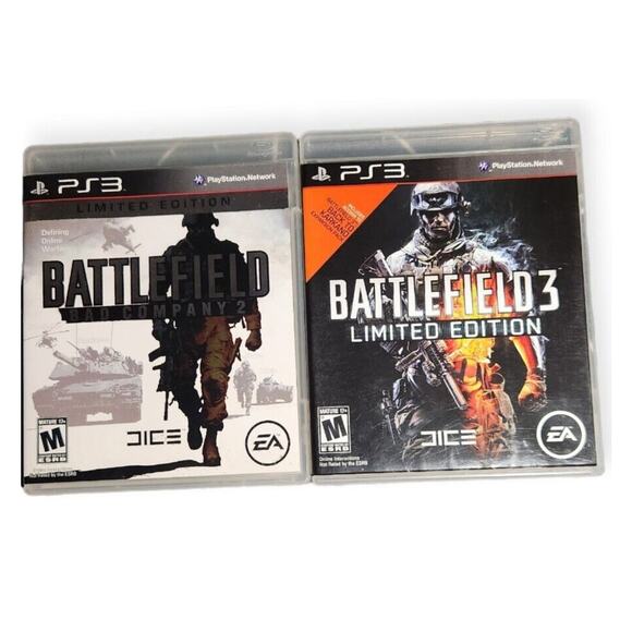 Battlefield: Bad Company 2, Battlefield 3 Limited Edition (PS3, 2010, 2011)... - Picture 1 of 4